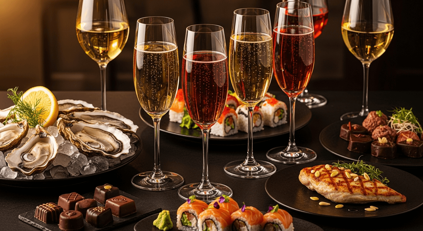 food pairing oysters cremant