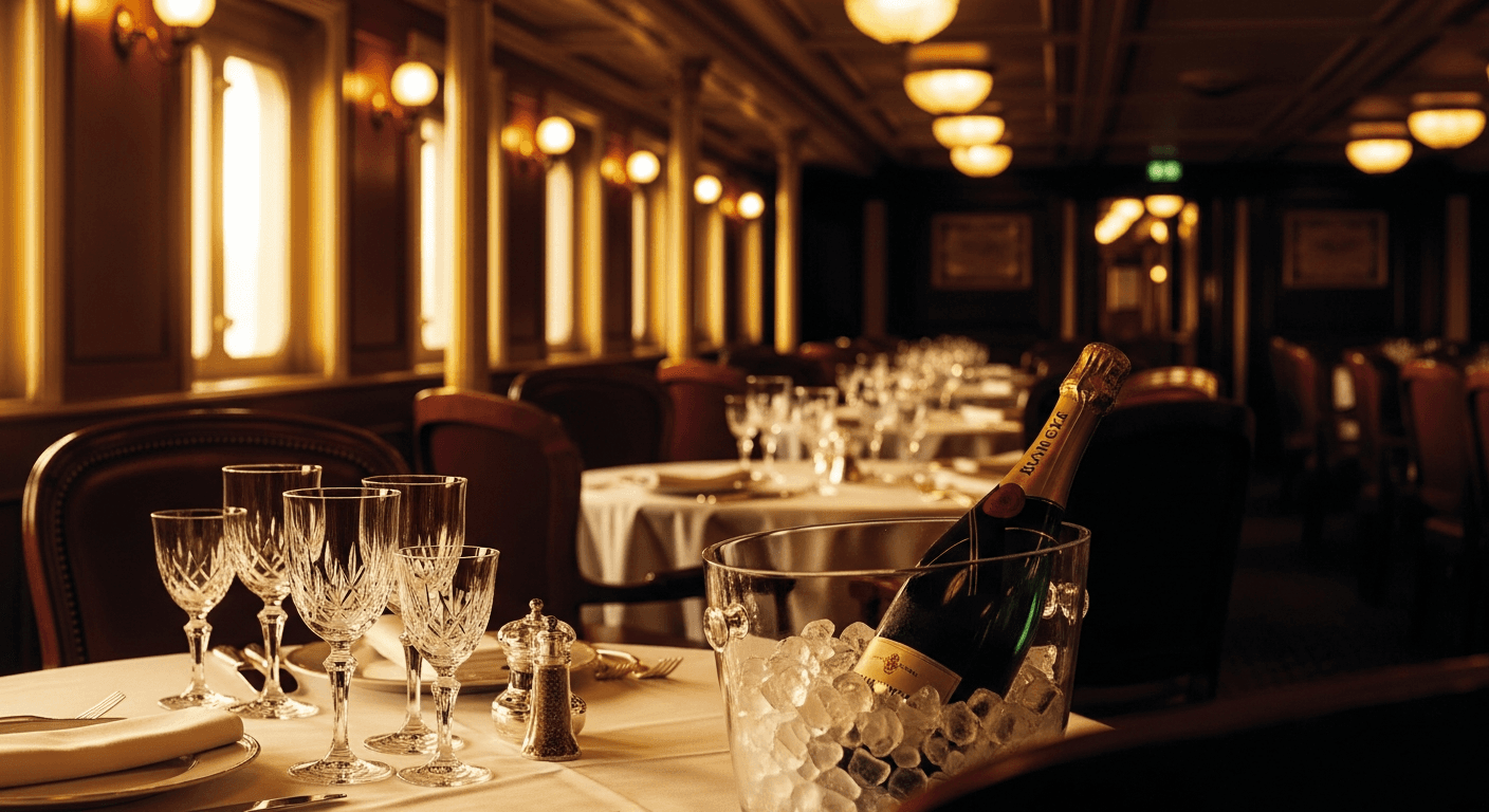titanic champagne 1912